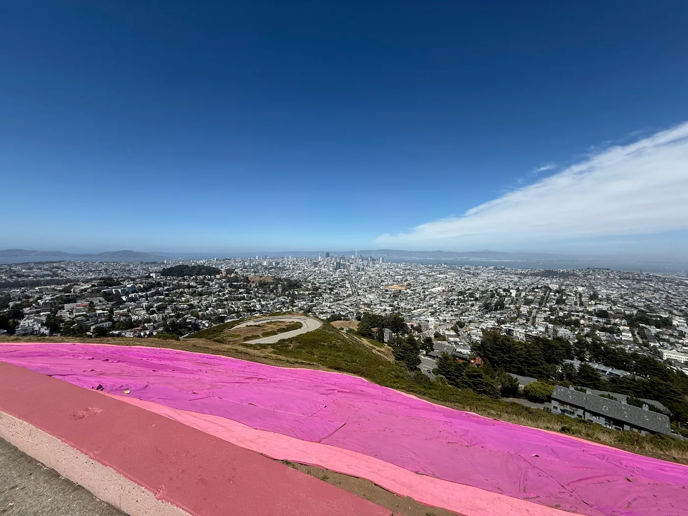 San Francisco skyline viewed from Twin Peaks on a clear afternoon